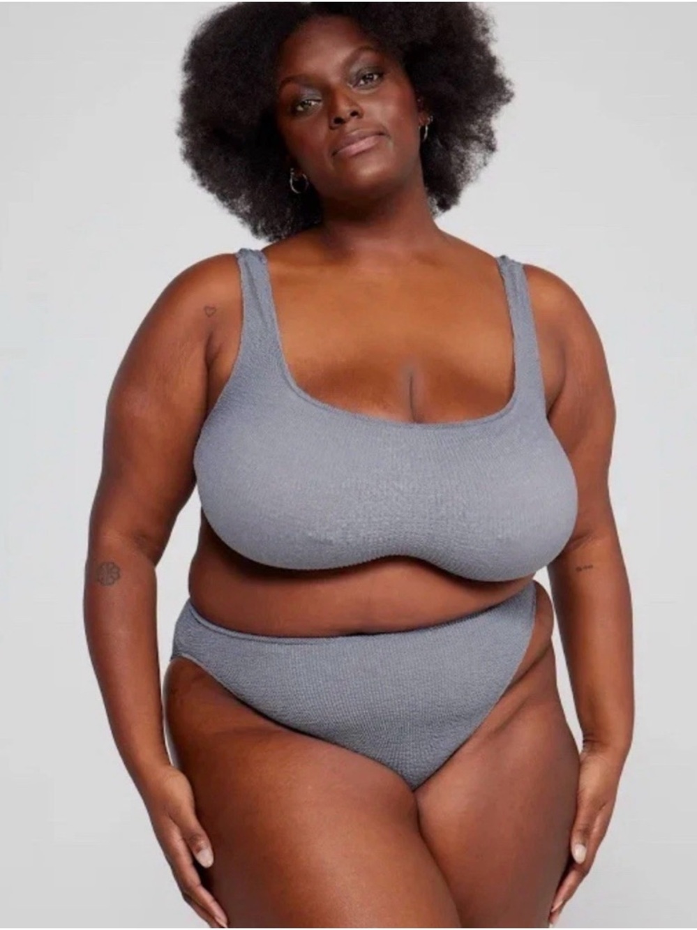 Youswim Aplomb High-Waist Bikini Set in grey